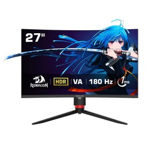 مانیتور گیمینگ 27 اینچ Redragon GMQ2712RVC Zephyrion