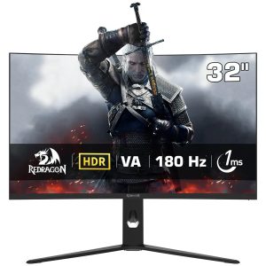مانیتور گیمینگ 32 اینچ Redragon GMQ3212RVC Zephyrion